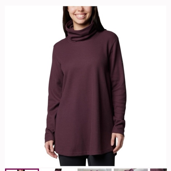 Columbia Sweaters - Columbia Women’s Holly Hideaway Waffle Cowl Neck Pullover